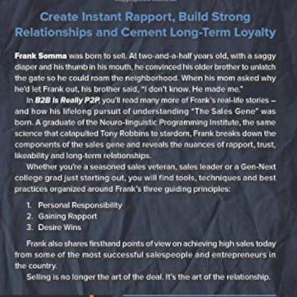 🍃2/$20🍃B2B Is Really P2P: How to Win With High Touch in a High Tech World - Picture 3 of 5